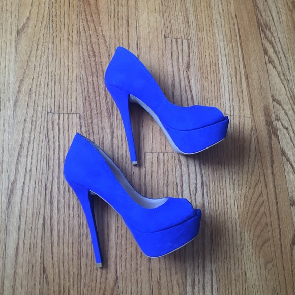 steve madden blue nubuck